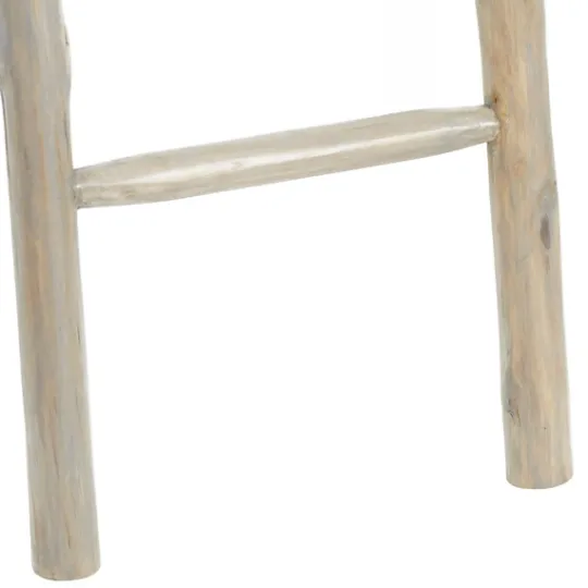 Kirkland's Home Teak Wood Leaning Ladder- Decorative Accents