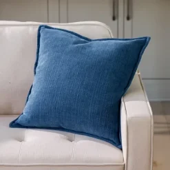 Kirkland's Home Teal Chenille Throw Pillow- Pillows