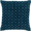 Kirkland's Home Teal Looped Cotton Throw Pillow- Pillows