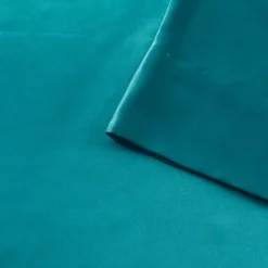 Kirkland's Home Teal Satin Standard 2-Pc. Pillow Case Set- Bed Sheets