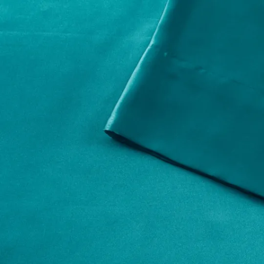 Kirkland's Home Teal Satin Standard 2-Pc. Pillow Case Set- Bed Sheets