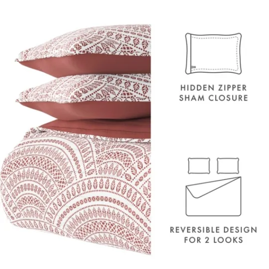 Kirkland's Home Terra Scalloped Reversible 3-Pc. King Quilt Set- Quilts