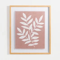 Kirkland's Home Terracotta Spring Foliage Framed Art Print- Framed Art