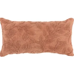 Kirkland's Home Terracotta Stonewash Botanical Pillow- Pillows