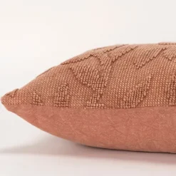 Kirkland's Home Terracotta Stonewash Botanical Pillow- Pillows