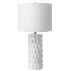 Kirkland's Home Textured Ceramic Table Lamp- Table Lamps