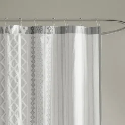 Kirkland's Home Textured Chenille Shower Curtain- Shower Curtains