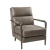 Kirkland's Home Textured Faux Leather Accent Chair- Accent Chairs