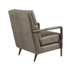 Kirkland's Home Textured Faux Leather Accent Chair- Accent Chairs