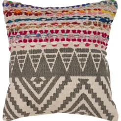 Kirkland's Home Textured Geometric Boho Pillow- Pillows