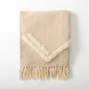 Kirkland's Home Textured Indi Throw With Tassels- Blankets & Throws
