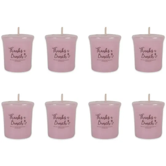 Kirkland's Home Thanks A Bunch Votive Candles, Set Of 8- Candles