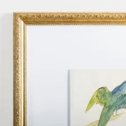 Kirkland's Home The Dark Green Bird Framed Art Print- Framed Art