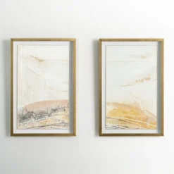 Kirkland's Home The Golden Abstract I Framed Art Print- Framed Art