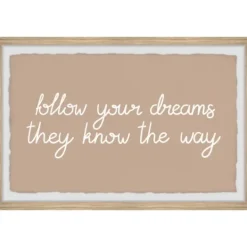 Kirkland's Home They Know The Way Framed Wall Plaque- Wall Quotes & Signs