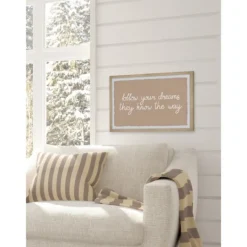 Kirkland's Home They Know The Way Framed Wall Plaque- Wall Quotes & Signs