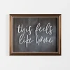 Kirkland's Home This Feels Like Home Wall Plaque- Wall Quotes & Signs