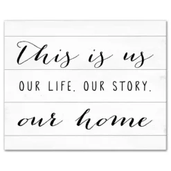 Kirkland's Home This Is Us Life Story Canvas Art Print- Wall Quotes & Signs