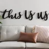 Kirkland's Home This Is Us Script Wall Plaques, Set Of 3- Wall Quotes & Signs