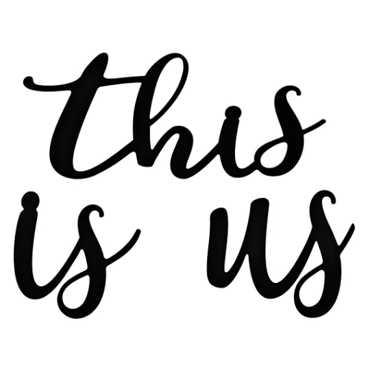 Kirkland's Home This Is Us Script Wall Plaques, Set Of 3- Wall Quotes & Signs