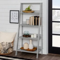 Kirkland's Home 4-Tier Ladder Bookshelf- Office Furniture