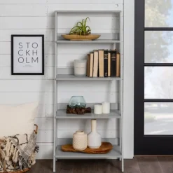 Kirkland's Home 4-Tier Ladder Bookshelf- Office Furniture