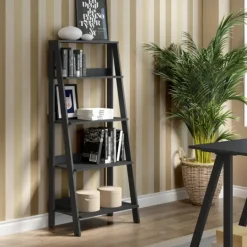 Kirkland's Home 4-Tier Ladder Bookshelf- Office Furniture