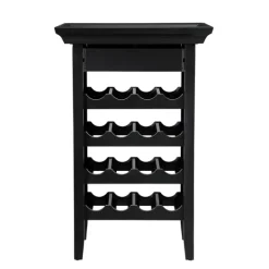 Kirkland's Home 4-Tier Wood Wine Rack- Cabinets & Sideboards