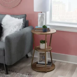Kirkland's Home Tiered Hourglass Accent Table- Accent & End Tables