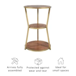 Kirkland's Home Tiered Hourglass Accent Table- Accent & End Tables