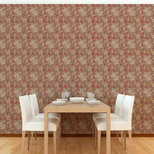 Kirkland's Home Tiger Flowers Peel And Stick Wall Mural- Wall Murals & Wall Decals