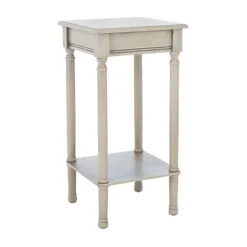 Kirkland's Home Tilley Beige Classic Square Accent Table- Accent & End Tables