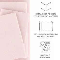 Kirkland's Home Tiny Hearts 3-Pc. Twin Sheet Set- Bed Sheets
