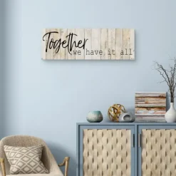 Kirkland's Home Together Canvas Art Print- Wall Quotes & Signs