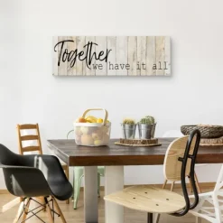 Kirkland's Home Together Canvas Art Print- Wall Quotes & Signs