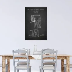 Kirkland's Home Toilet Paper Patent Canvas Art Print, 18X26 In.- Wall Quotes & Signs