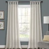 Kirkland's Home Top Knotted Burlap Curtain Panel Set, 95 In.- Curtains & Drapes