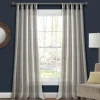 Kirkland's Home Top Knotted Burlap Curtain Panel Set, 84 In.- Curtains & Drapes