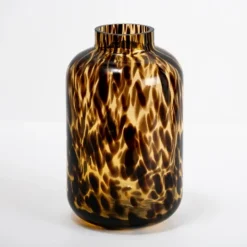 Kirkland's Home Tortoise Shell Glass Vase, 10 In.- Vases