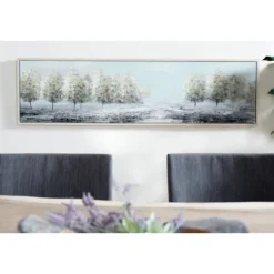 Kirkland's Home Tree Line Landscape Framed Canvas Art Print- Framed Art