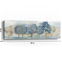 Kirkland's Home Tree Line Reflection Panel Giclee Canvas Art Print- Canvas Art