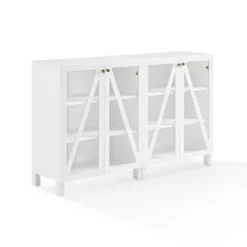 Kirkland's Home Triangle 4-Door Wood Media Cabinet- Tv Stands & Media Consoles