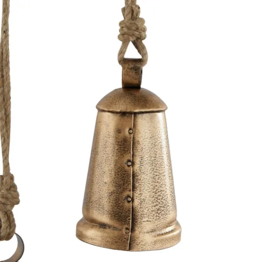 Kirkland's Home Triangular Aged Hanging Bells, Set Of 3- Decorative Accents