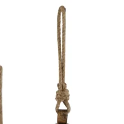 Kirkland's Home Triangular Aged Hanging Bells, Set Of 3- Decorative Accents