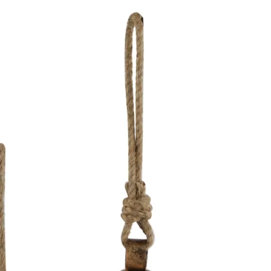 Kirkland's Home Triangular Aged Hanging Bells, Set Of 3- Decorative Accents