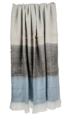 Kirkland's Home Tri-Color Wool Handloomed Throw- Blankets & Throws