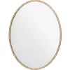 Kirkland's Home Trish Brass Forged Oval Wall Mirror- Framed Mirrors