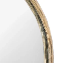 Kirkland's Home Trish Brass Forged Oval Wall Mirror- Framed Mirrors