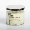 Kirkland's Home Tropical Island Vanilla Triple Wick Jar Candle- Candles