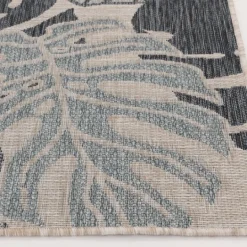 Kirkland's Home Tropical Leaf Indoor/Outdoor Area Rug, 5X7- Outdoor Rugs